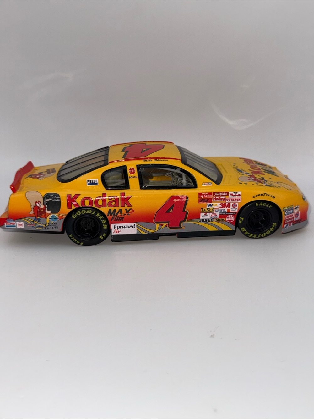 Nascar Kodak Yellow and Red #4 Stock Car Replica